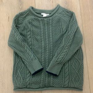 Jcrew kids Crewcuts size XS sweater with navy blue detailing